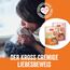 MERA Crunch & Soft mit Huhn & Käse, 200g köstliche Katzen Leckerlies, nahrhafter Katzensnack voller Vitamine und Mineralien, Knuspersnack mit cremiger Füllung (Packung mit 3)