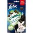Felix Crispies Katzensnack, Knusper-Leckerlie mit Lamm- und Gemüsegeschmack, 8er Pack (8 x 45g)
