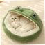 Hajimia Frosch Katzenbett Lange Plüsch Winter Herbst Thermal süß