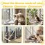 CATISM 2-in-1 Katzenbett für Schreibtisch & Faltbare Katzen Hängematte bis 18 kg, Katzen Fensterliege Hängematte Waschbarer Verstellbare Katzen Schreibtisch Bett Verstärkte Katzenhängematte
