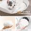 CheerPals Katzenbett mit Kissen, 47cm Waschbar Katzenkorb aus Baumwollseilen geflochten, zum Schlafen für Alle Katze, All Season Universal