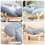 CheerPals Erhöhtes Katzenbett Blumenform, 55cm L&W Großes Katzensofa, Stilvoll Katzenstuhl mit Hochelastischer Weich Kissen, Katzenmöbel zum Schlafen für Alle Katze