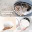 CheerPals Katzenbett Geflochten & Katzenhöhle mit Deckel – Formstabiler Katzenkorb aus Kratzfestem Garn, 2-in-1 Kuschelhöhle mit Waschbarem Kissen für Versteck & Schlaf, 44x44x33cm (Beige/Blau)