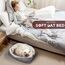 MAIYADUO Weiches Katzenbett Waschbar 42x38 cm Plüsch Haustierbett für Kleine Hunde und Katzen - 2 in 1 Katzenkissen Katzendecke Katzensofa Nest Bett, Entfaltete Größe 61x51 cm
