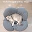 CheerPals Erhöhtes Katzenbett Blumenform, 55cm L&W Großes Katzensofa, Stilvoll Katzenstuhl mit Hochelastischer Weich Kissen, Katzenmöbel zum Schlafen für Alle Katze