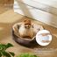 BEDSURE Katzenbett waschbar Katzen Bettchen - 63x53x20cm Katzenbett mit zweiseitig Innenkissen Katzenschlafplatz für Katzen oder kleine Hunde, Braun
