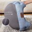 BEDSURE Katzenbett waschbar Katzen Bettchen - 63x53x20cm Katzenbett mit zweiseitig Innenkissen Katzenschlafplatz für Katzen oder kleine Hunde, blau