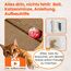 VANEJA® XXL Kratzbrett Katze 70 cm L-förmige Kratzpappe mit Ballspielzeug und Katzenminze, widerstandsfähiges Katzenkratzbrett für Wand Ecke, hochwertiges Kratzmöbel aus Karton