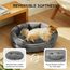 BEDSURE Katzenbett waschbar Katzen Bettchen - 63x53x20cm Katzenkorb mit zweiseitig Innenkissen Katzenschlafplatz für Katzen oder kleine Hunde