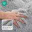BEDSURE Katzenbett waschbar Flauschiges Hundebett - Ø 50 cm Rund Kissen, Katzenschlafplatz für Katzen Kleine Mittelgroße Hunde, Plüsch Katzenkissen Rund Kuschelbett Katzen Bettchen, Hellgrau