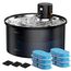 Trinkbrunnen für Katze Kabellos Katzen Wasserbrunnen: Katzentrinkbrunnen - Trinkbrunnen für Katzen mit Sensor - 3.2L Katzenbrunnen Edelstahl mit Bewegungsmelder - mit 6 Kohlefilters + 3 Schwämmes