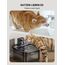 DownyPaws Katzenbrunnen Kabellos, Batteriebetriebener Trinkbrunnen für Katze mit Bewegungsmelder, 2.5L Katzentrinkbrunnen Leise Ohne Strom, Automatisch Wasserspender Katzen, Schwarz