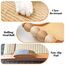 CheerPals Sisal Kratzbrett Katzen mit Sisalkugel - 160° Gebogenes Design, Massives Buchenholz & Natürliche Sisal Pad Katze Kratzmatte, Extra Große 66.5x35x20.5cm Kratzmöbel für alle Katzen