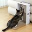 Conlun 5er-Pack Katzenkratzbox mit Katzenkratzpad, Großes Beidseitiges Design, Interaktive Öffnungen, Sauber & Langlebig, Kratzpappe für Katzen, Möbelschutz (Groß, Weiß)
