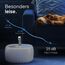 PrettyPaw Katzenbrunnen - Super leiser, BPA-freier 3L Trinkbrunnen für Katze mit LED und Aktivkohlefilter - Leicht zu reinigender Katzen Trinkbrunnen - Aqua Flow (Weiß)