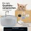 PrettyPaw Katzenbrunnen - Super leiser, BPA-freier 3L Trinkbrunnen für Katze mit LED und Aktivkohlefilter - Leicht zu reinigender Katzen Trinkbrunnen - Aqua Flow (Grau)