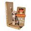 LINUMA® Kratzbrett 68cm hoch Kratzbretter Katze Katzenkratzbretter Kratzmöbel Kratzpappe für Katzen groß XXL Betten Decken & Möbel für Katzen Kratzmatte Katze