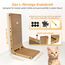 LINUMA® Kratzbrett 68cm hoch Kratzbretter Katze Katzenkratzbretter Kratzmöbel Kratzpappe für Katzen groß XXL Betten Decken & Möbel für Katzen Kratzmatte Katze