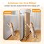 LINUMA® Kratzbrett 68cm hoch Kratzbretter Katze Katzenkratzbretter Kratzmöbel Kratzpappe für Katzen groß XXL Betten Decken & Möbel für Katzen Kratzmatte Katze
