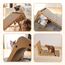 LINUMA® Kratzbrett 68cm hoch Kratzbretter Katze Katzenkratzbretter Kratzmöbel Kratzpappe für Katzen groß XXL Betten Decken & Möbel für Katzen Kratzmatte Katze