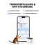 PETKIT Katzen Trinkbrunnen Kabellos, Hundewasserspender, 3L Katzen Hunde Wasserbrunnen, Intelligentes App-Steuerung,26dB Extrem Leiser,83 Tage Akkulaufzeit