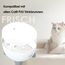 12 Stück Katzenbrunnen Filter - kompatibel mit Catit Pixi Trinkbrunnen Filter mit 3 Pumpenschläuchen und 1 Reinigungsbürste
