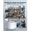 FEELNEEDY 3,5L Katzenbrunnen Edelstahl Kabellos mit Sensor, Trinkbrunnen für Katze mit Akku 4000mAh Katzen Batteriebetrieben Wasserbrunnen Super Leise mit 3 Filter (Acrylnitril-Butadien-Styrol (ABS))