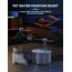 FEELNEEDY Katzenbrunnen Edelstahl 3,5L Trinkbrunnen für Katze Super Leise Katzentrinkbrunnen- Wasserbrunnen für Katzen-Katzen Springbrunnen, mit 3 Filters und USB Ladegerät (Brunnen-Edelstahl)