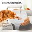 Pretty Paw Katzenbrunnen Kabellos mit Bewegungsmelder - Trinkbrunnen für Katze mit 45 Tagen Akku - Wasserbrunnen für Katzen mit Filter & 3 Liter Wassertank - Aqua Sense (Weiß)