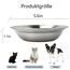 6 Stück Katzennapf Edelstahl 304 Material Futternapf Katze Katzen Napf Fressnapf Katze Wassernapf Katzenschüssel Katzen Katzennäpfe Katzenteller Futterschale für Kat-Zen Kleine Hunde (Typ A - 6 Stück)