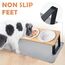 Lannvan Katzennapf Erhöht - 3er Set Futternapf aus Keramik mit Napfunterlage Silikon - 15° gekippte Futterstation Hundenapf - Fressnapf und Wassernapf für Katzen und kleine Hunde