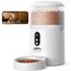 Faroro Futterautomat Katze WiFi, 3MP HD Video Katzenfutter Automat mit Nachtsicht, 4L Futterspender für Katzen/Hunde mit Zwei-Wege-Audio, APP-Steuerung, Bewegungserkennung & Doppelte Kraft