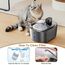 Kigniote 12 Packung Filter Katzenbrunnen für FEELNEEDY 4L Trinkbrunnen für Katzen (YPD-C004), 12 Filter Trinkbrunnen Katzen & 12 Vorgefilterte Schwämme & 12 Schwämme für Wasserpumpe