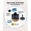 GOOSTOO Katzenbrunnen Filters, 6 Kohlefilters + 6 Schwammfilters, Dreifache Filtration, Hält das Wasser Frisch und Sauber, Geeignet für Trinkbrunnen für Katze (B0CGDWYJN7 B0C6XPFT7Q)