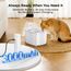 Trinkbrunnen für Katze Kabellos, 2.6L Katzenbrunnen Kabellos mit Bewegungsmelder, Batteriebetrieben Katzentrinkbrunnen, 3000mAh, Leise Wasserpumpe, Katzenbrunnen für den Innenbereich