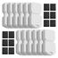 IHOUONE Filter Katzenbrunnen für Katze: 24 Filters Katzenbrunnen - 12 Kohlefilters katzentrinkbrunnen + 12 Schaumstofffilters - Geeignet für Trinkbrunnen für Katze Edelstahl