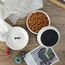 Keramik Katzennapf 3er Set, Weiß - Futternapf Katzen Flach mit Rutschfestem Silikonring für Perser & Flachgesichter - Spülmaschinenfest, Hygienisch