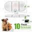 anyuan boy Katzenbrunnen Filter 10 Stück Filter für 2.1L Trinkbrunnen PLWF002,Schwamm Filter mit Harz und Aktivkohle Vierfachem Filtersystem,10 Pcs Kohlefilter und 10 Pcs Schaumstofffilter