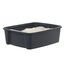 Iris Ohyama, Katzentoilette, leicht zu reinigen, BPA-freies Kunststoff (PP), B38 x T48,5 x H15 cm, Cat Litter Tray, CLH-12 Body, Grau