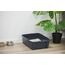 Iris Ohyama, Katzentoilette, leicht zu reinigen, BPA-freies Kunststoff (PP), B38 x T48,5 x H15 cm, Cat Litter Tray, CLH-12 Body, Grau