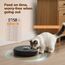 Futterspender Katze Nassfutter Automat für Katzen: Katzenfutter Automat - Katzen Futterautomaten mit Edelstahl Schüssel - Futterautomaten Kabellos - Futterstation Katze und Hunde