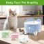 16 Stück Katzenbrunnenfilter für 2,5 l Catit PIXI Wasserbrunnen, Katzenbrunnenfilter mit Harz-Aktivkohle, dreilagiges Filtersystem für Brunnenwasser, um Ihre Katze gesund und hydratisiert zu halten