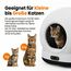 Selbstreinigende Katzentoilette, 82L Katzenklo Selbstreinigend mit App – Inkl. Katzenklo-Matte & 3 Rollen Müllbeutel – XXL - Zedar K1200