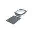 TRIXIE T40381 Vorleger für Katzentoiletten, PVC, 37 × 45 cm, anthrazit