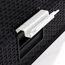 Curver petlife Katzentoilette mit Deckel, Katzenklo inklusive Schaufel, moderne Rattangeflecht-Optik, anthrazit, 51,5 x 38,5 x 40 cm