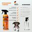 PetStandard Enzymreiniger für Katzenurin & Hundeurin – Fleckenentferner & Geruchsentferner für Teppiche & Polster | Extra Schaumkraft | Made in Germany | 750ml