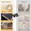 Fhintory Katzenschaufel Edelstahl für Katzenklo, Katzenklo Schaufel Fein, Metall Katzenstreuschaufel, Schaufel für Katzentoilette Lochabstand 5mm, Katzenschaufel mit Holzgriff, Litter Box Scoop