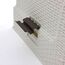 Curver petlife Katzentoilette mit Deckel, Katzenklo inklusive Schaufel, moderne Rattangeflecht-Optik, weiß, 51,5 x 38,5 x 40 cm