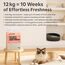 Flamingo Katzenstreu - katzenstreu klumpstreu - Babypuderduft - 12L (12KG) für 10 Wochen - Herkunft Kanada - mit superfeiner Körnung - auch für Kätzchen - Ideal für 1 oder mehrere Katzen