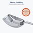 WePet Katzenstreuschaufel, Sieb aus Aluminiumlegierung, Kätzchen-Metallschaufel, tiefe Schaufel, langer Griff, Kotsieb, Kätzchen-Kot-Heber, langlebig, strapazierfähig, für Katzentoilette
